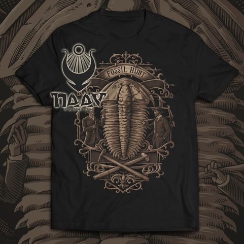TRILOBIT - FOSSIL HUNT, PALEONTOLOGICKÉ TRIČKO PÁNSKÉ