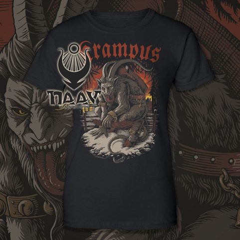 KRAMPUS DÁMSKÉ TRIČKO BAREVNÉ