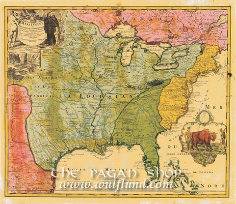 MISSISSIPPI, HOMAN, HISTORICKÁ MAPA, FAKSIMILE