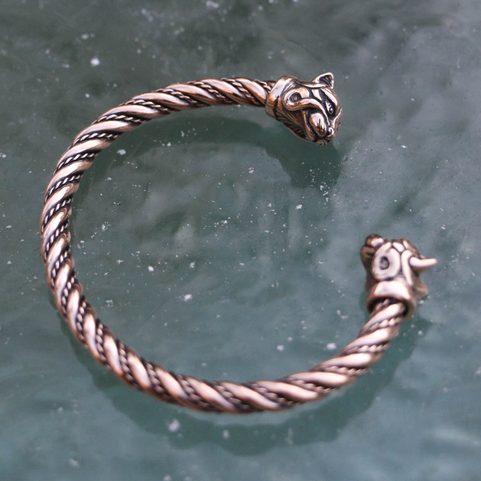 CAITLIN, KELTSKÁ KOČKA, NÁRAMEK, BRONZ