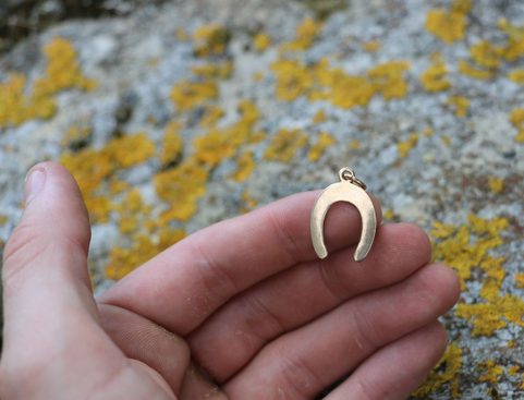 PODKOVA, PŘÍVĚŠEK, BRONZ