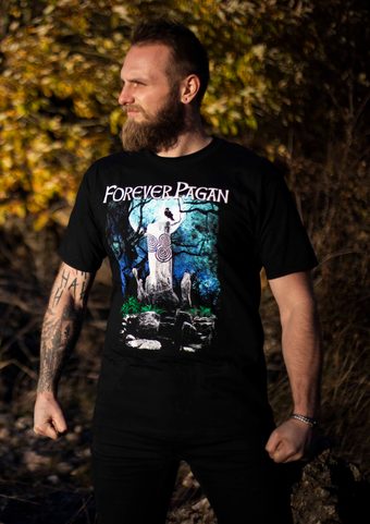 FOREVER PAGAN, PÁNSKÉ TRIČKO BAREVNÉ