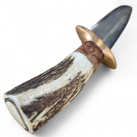 KOVANÝ BOWIE NŮŽ BLACKBURN S POCHVOU