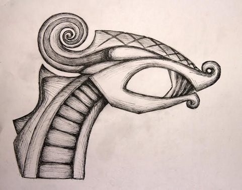 DREKI, STŘÍBRNÝ VIKINSKÝ STŘÍBRNÝ PRSTEN, AG 925
