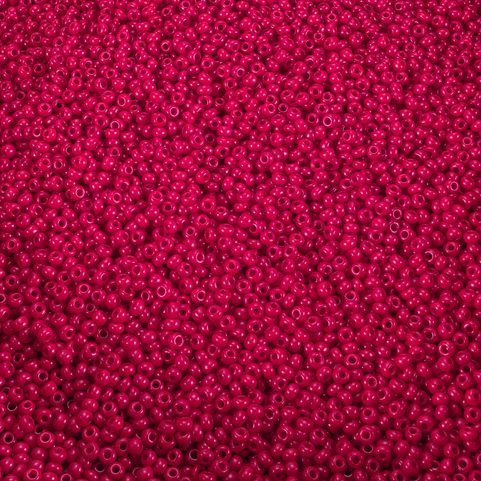 ROKAJLOVÉ KORÁLKY PRECIOSA, OPAKNÍ, ČERVENÁ 10 / 0