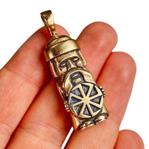DOMOVOJ, SLOVANSKÝ DĚDEK HOSPODAŘÍČEK, KOLOVRAT, BRONZ