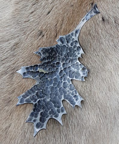 DUB ČERVENÝ, KOVANÁ MISKA