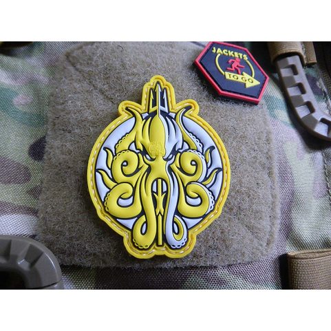 RELEASE THE KRAKEN PATCH, DIRTY YELLOW NÁŠIVKA