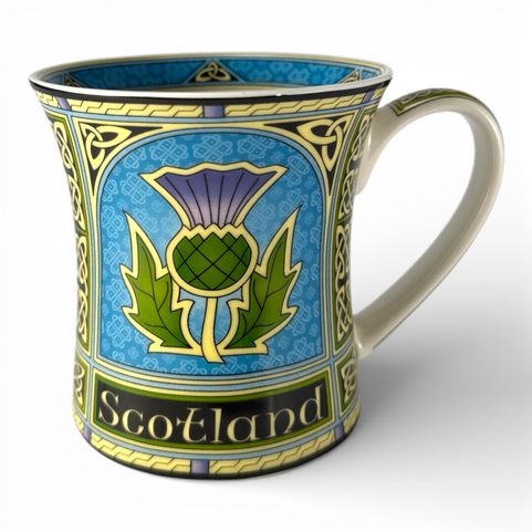 PORCELÁNOVÝ HRNEK, SKOTSKÝ BODLÁK