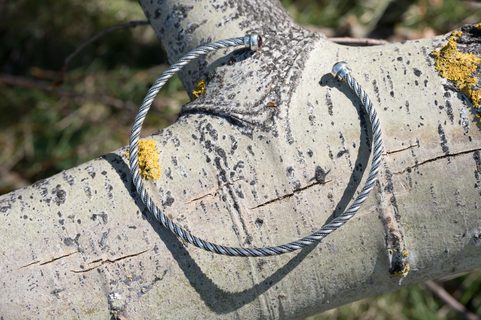 ALESIA, STŘÍBRNÝ TORQUES, GRANÁT, AG 925