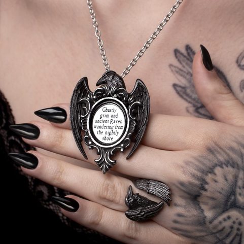 QUOTH THE RAVEN, NÁHRDELNÍK, ALCHEMY ENGLAND