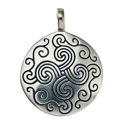 SLUNCE DOBY BRONZOVÉ II, STŘÍBRNÝ PŘÍVĚSEK, AG 925