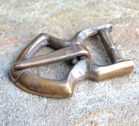 VIKINSKÁ PŘEZKA, BORRE, NORSKO, BRONZ