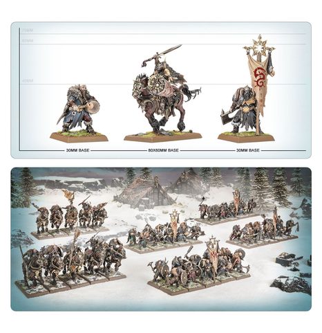 WARHAMMER OLD WORLD: WARRIORS OF CHAOS: CHAOS MARAUDERS - ARMY REINFORCEMENT SET