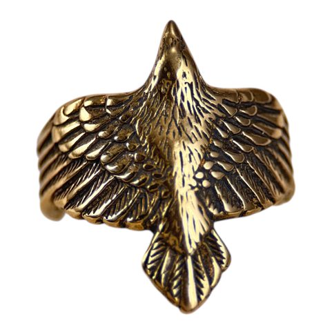 CORVUS, VRÁNA, PRSTEN, BRONZ