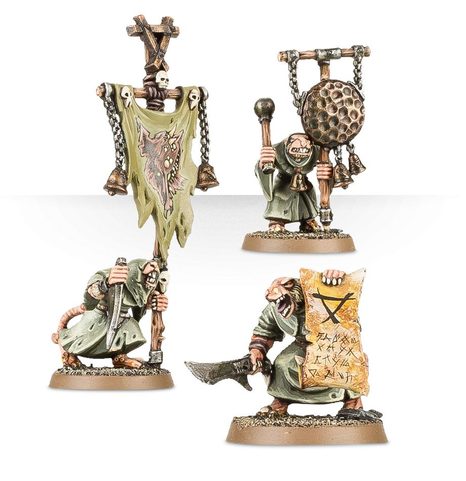 WARHAMMER AGE OF SIGMAR SKAVEN PLAGUE MONKS