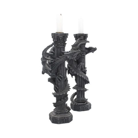 DRAČÍ SVÍCNY GUARDIANS OF THE LIGHT 28CM 2 X