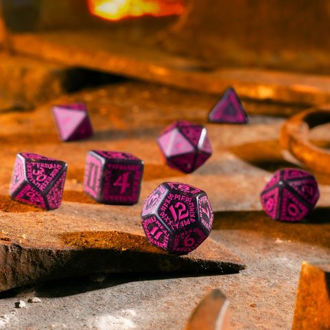 RUNIC SHIMMERING MAGENTA, SADA HRACÍCH KOSTEK