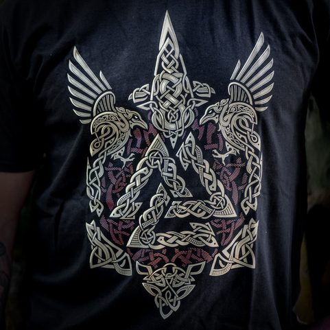 VALKNUT, VIKINSKÉ PÁNSKÉ TRIČKO BAREVNÉ