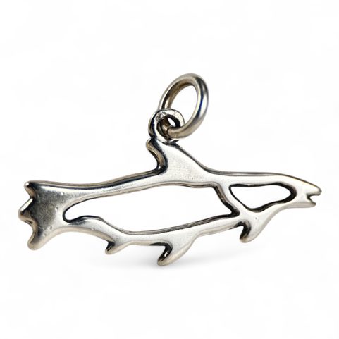 LUOSSA, SÁMSKÝ LOSOS, STŘÍBRNÝ PŘÍVĚSEK, AG 925