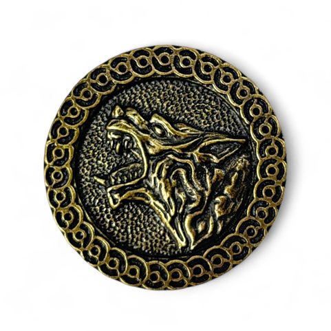 SLOVANSKÝ VLK AMULET ZINEK STAROMOSAZ