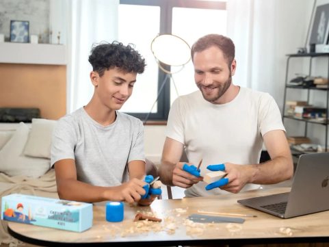 SMRK, DÁRKOVÁ VYŘEZÁVACÍ SADA BEAVERCRAFT DIY08