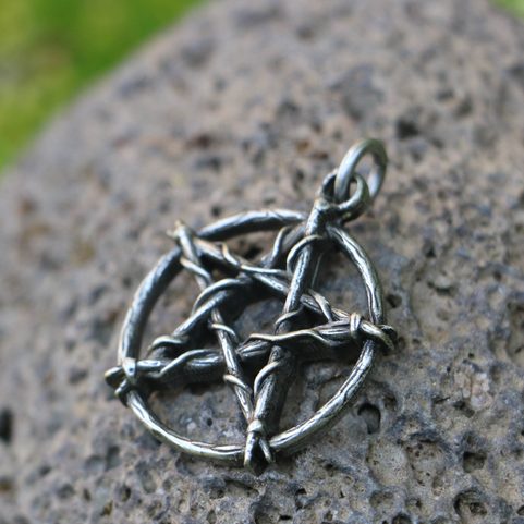 PENTAGRAM PŘÍVĚŠEK ZINEK, STAROSTŘÍBRO