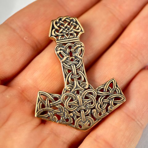MJÖLNIR THOROVO KLADIVO BRONZOVÝ PŘÍVĚŠEK