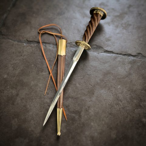 ITALIAN RONDEL DAGGER, SOUTH GERMAN PATTERN, 16TH CENTURY