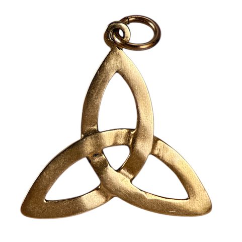 TRIQUETRA, KELTSKÝ PŘÍVĚŠEK, BRONZ