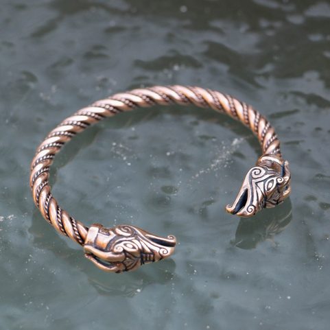 KELTSKÝ DRAK, NÁRAMEK, BRONZ