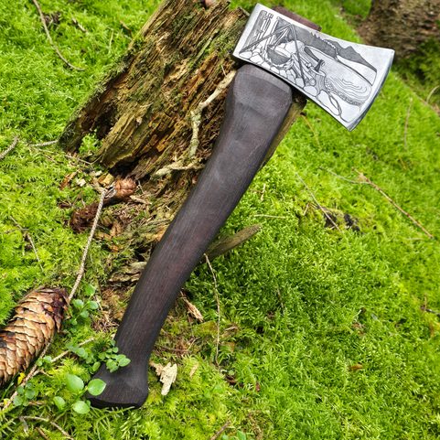 KANADSKÁ KOVANÁ SEKERA - BUSHCRAFT
