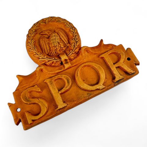 SPQR - SENĀTUS POPULUSQUE RŌMĀNUS, KERAMICKÁ NÁSTĚNNÁ DEKORACE