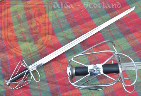 SKOTSKÝ MEČ, PALAŠ, PŘESNÁ KOPIE ORIGINÁLU Z ROKU 1560