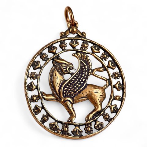GRYF, TALISMAN BRONZ