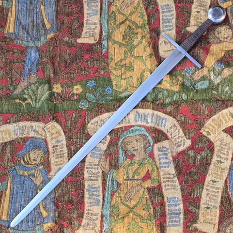 GABRETH, JEDNORUČNÍ STŘEDOVĚKÝ MEČ, FULL TANG