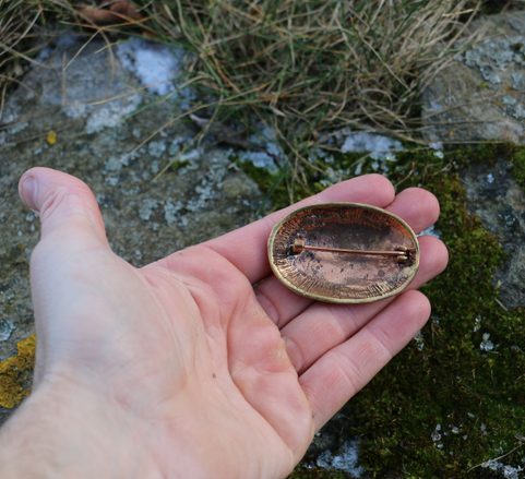 ŽELVÍ BROŽ, VIKINGOVÉ, BRONZ