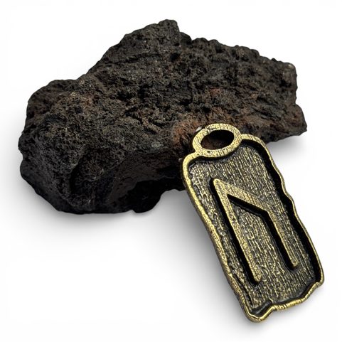 URUZ - RUNOVÝ AMULET, ZINEK STAROMOSAZ