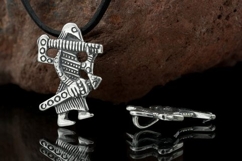 VIKING, VÁLEČNÍK, KLAHAMMAR, STŘÍBRNÝ PŘÍVĚSEK, REPLIKA, AG 925