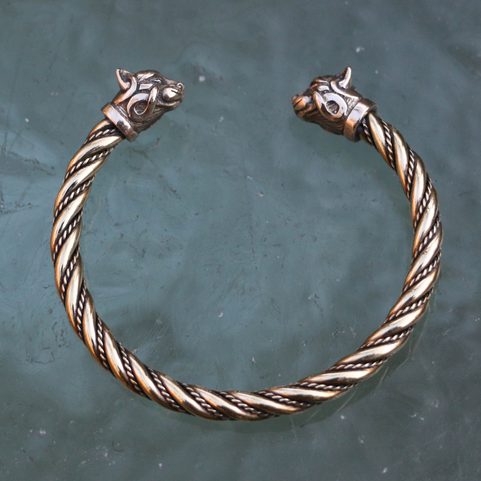 CAITLIN, KELTSKÁ KOČKA, NÁRAMEK, MOSAZ