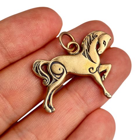 ŠEMÍK, KŮŇ, PŘÍVĚŠEK, BRONZ
