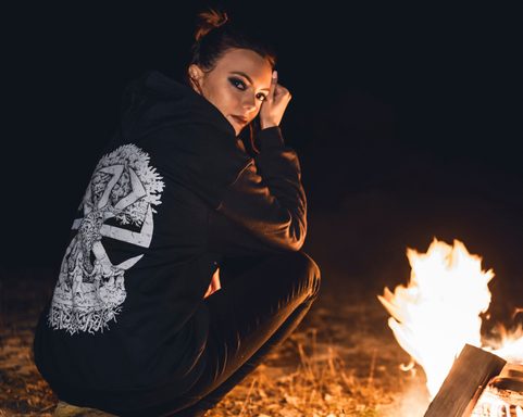 BROTHERHOOD SLOVANSKÁ MIKINA S KAPUCÍ, ZIPPER