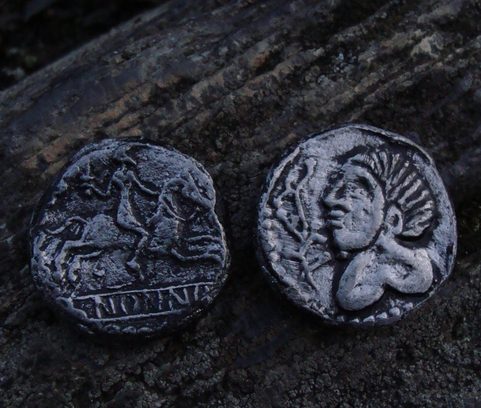 NONNOS, KELTSKÁ TETRADRACHMA, REPLIKA