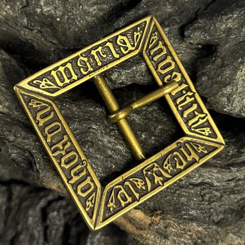 STŘEDOVĚKÁ SPONA NA OPASEK XV. STOLETÍ