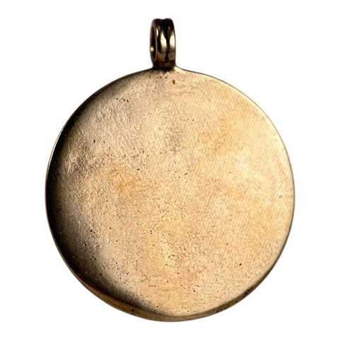 AEGISHJALMUR, ISLANDSKÁ MAGICKÁ RUNA, MEDAILON, BRONZ