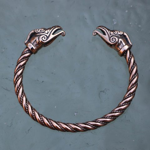 KELTSKÝ DRAK, NÁRAMEK, BRONZ