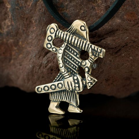 VIKING, VÁLEČNÍK, KLAHAMMAR, REPLIKA BRONZ