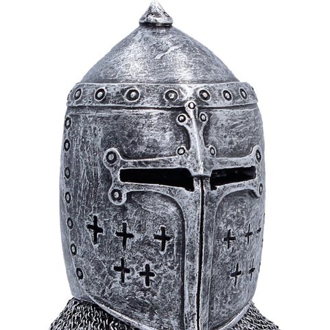 STŘEDOVĚKÁ PŘILBA, FIGURKA 10.6CM
