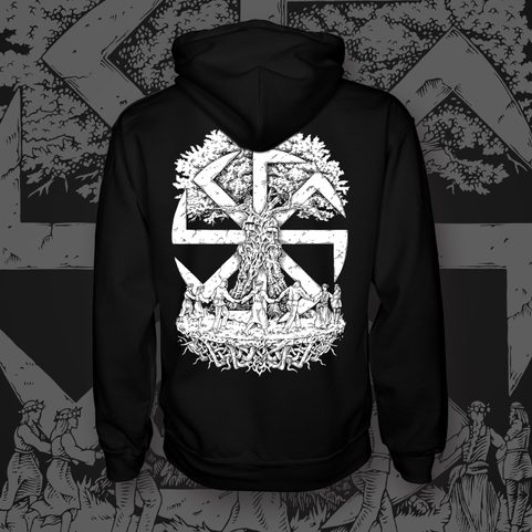 BROTHERHOOD SLOVANSKÁ MIKINA S KAPUCÍ, ZIPPER