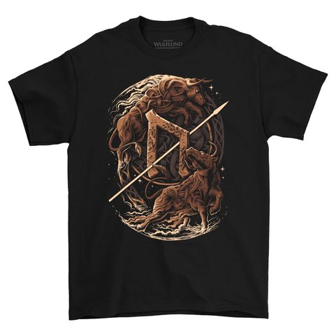 URUZ, EDICE FUTHARK, TRIČKO BAREVNÉ PÁNSKÉ